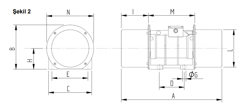 Miksan VK 6-5200 Vibrasyon Motor